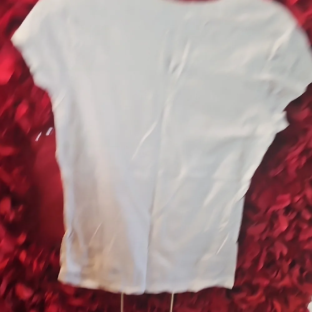 Justice Girls White Birthday T-Shirt Size 10